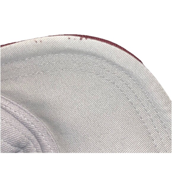 Nike Team Arizona State ASU Adjustable Hat Cap Y2K Maroon Gold Logo Swoosh - Picture 12 of 14